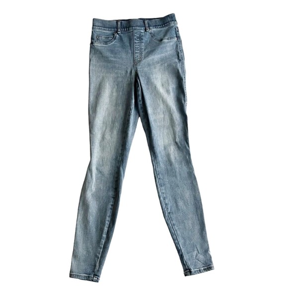 Spanx Denim - Spanx by Sara Blakely Women’s Light Blue Stretchy Jeans/Jeggings Sz Med Tall
